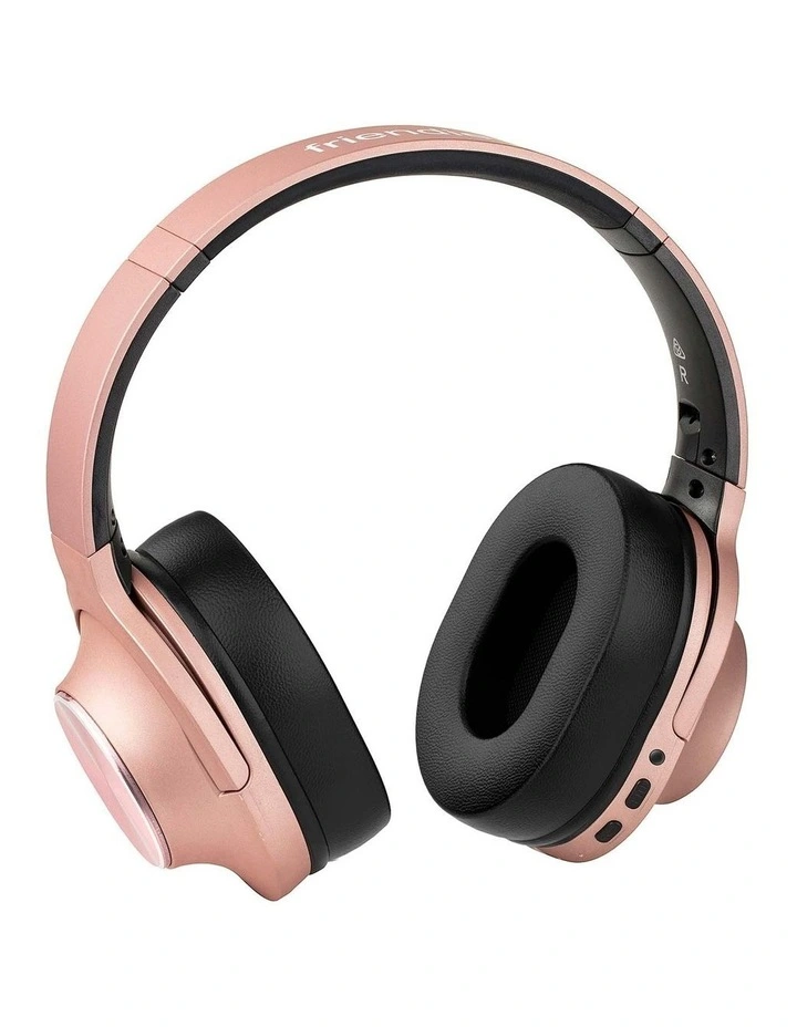 Air Pro 4 ANC Over Ear Wireless Headphones Rose Gold