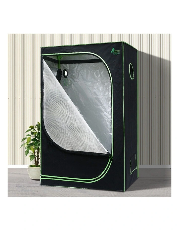 Hydroponics Grow Tent Kit 90x50x160cm in Black