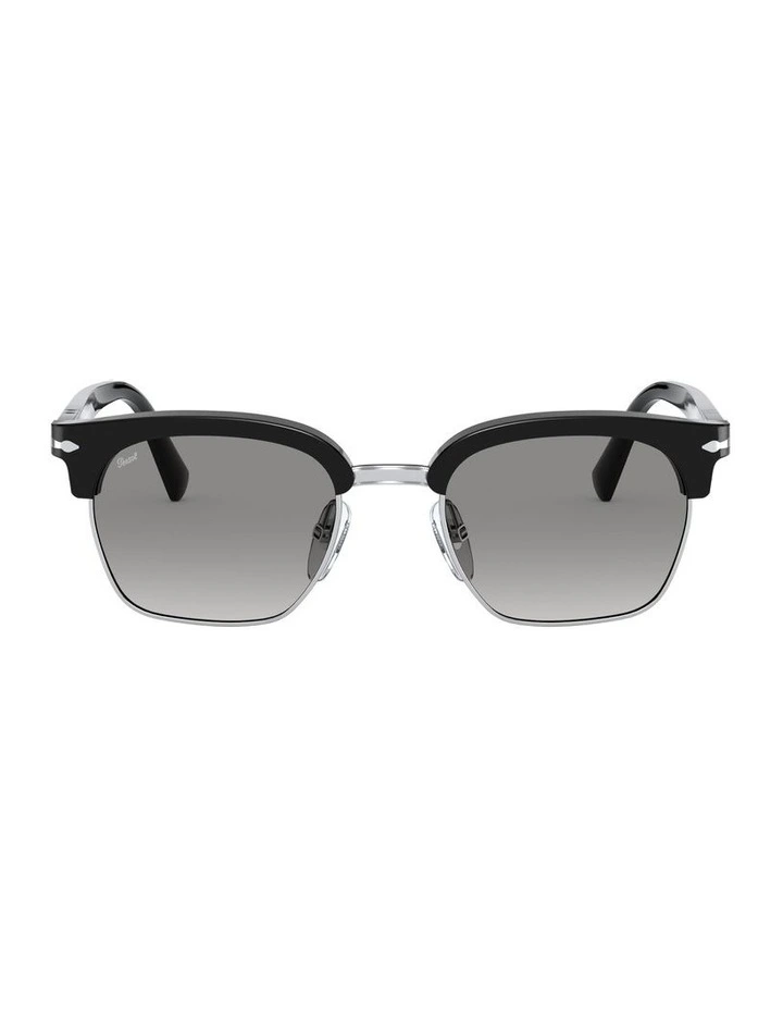 PO3199S Black Polarised Sunglasses