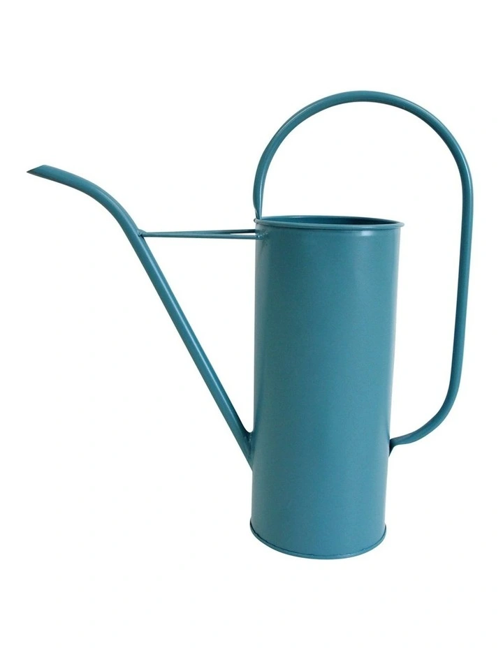 Metal Watering Can 10x32cm in Sky Blue