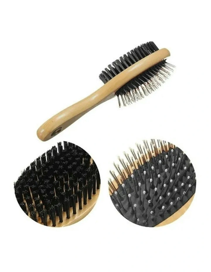 Pet Hair Brush Shedding Grooming Trimmer Comb in Beige