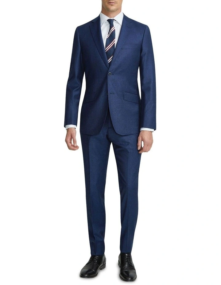 New Hopkins Wool Suit Jacket in Blue
