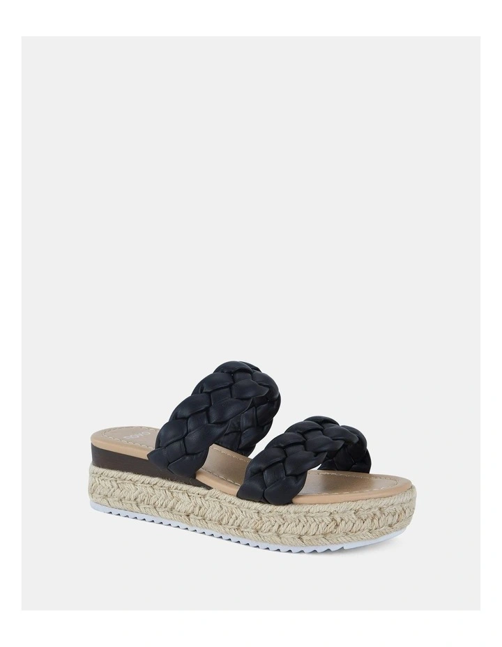 Buster Platform Slides in Black