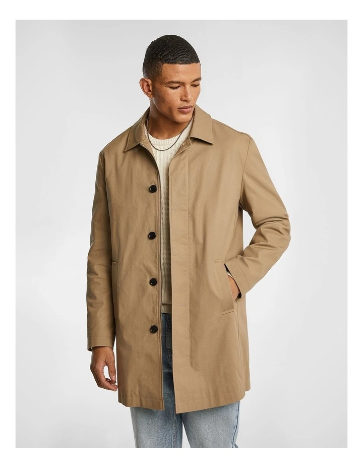 Manchester Mac Coat in Tan