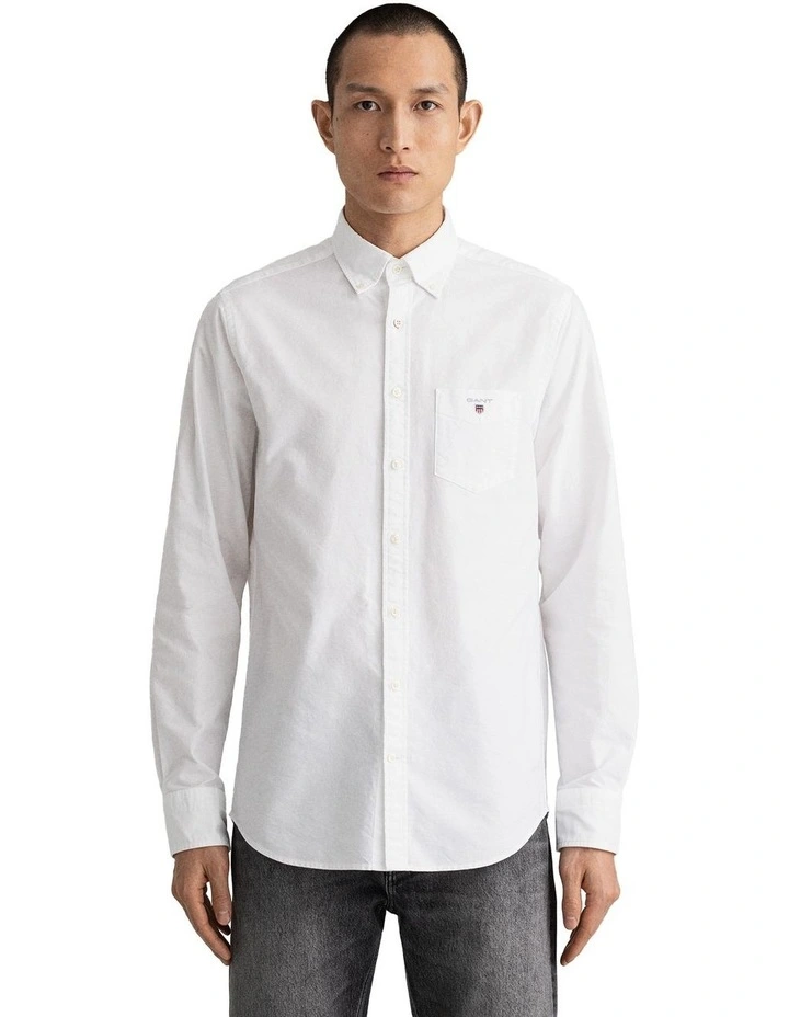The Oxford Long Sleeve Shirt in White