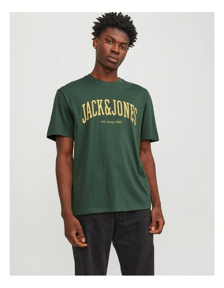 Josh Cotton T-shirt in Green