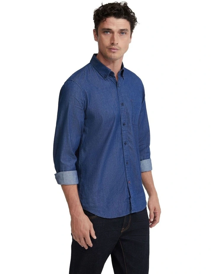 Portland Denim Shirt in Indigo