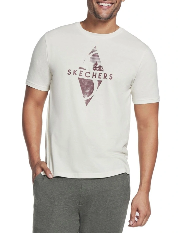 Radar Tee in Silver Birch