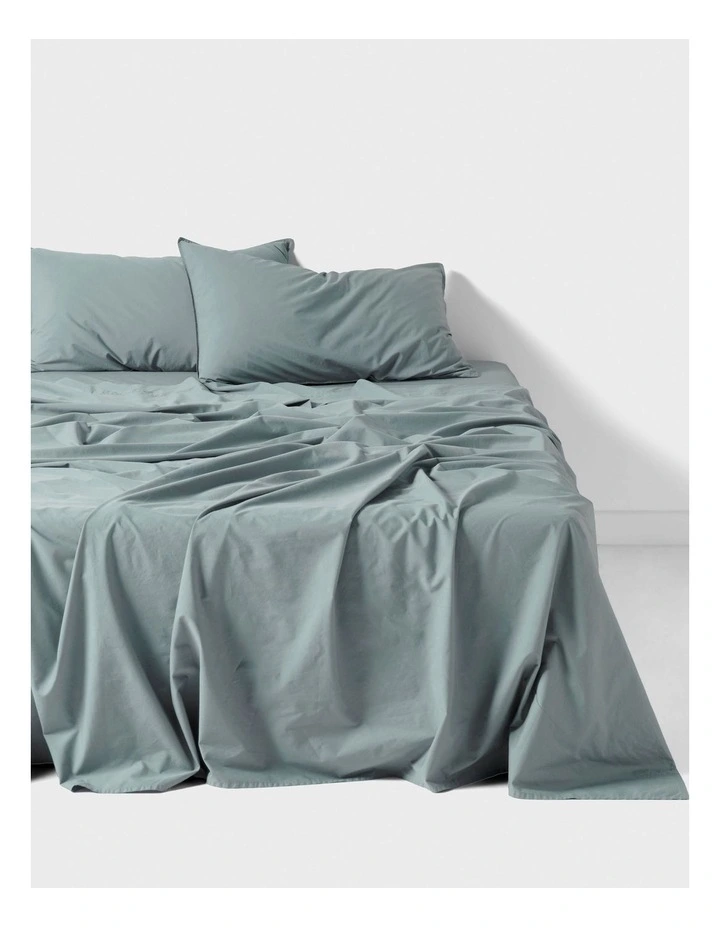 Terra Organic Cotton Sheet Set in Ocean