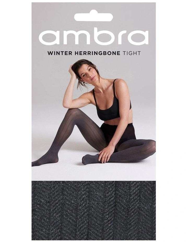 Winter Herringbone Tight in Grey