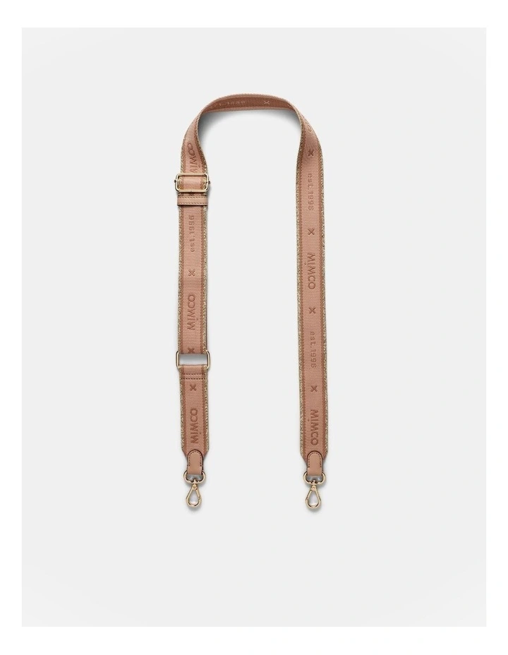 Mim 96 Webbing Bag Strap in Almond