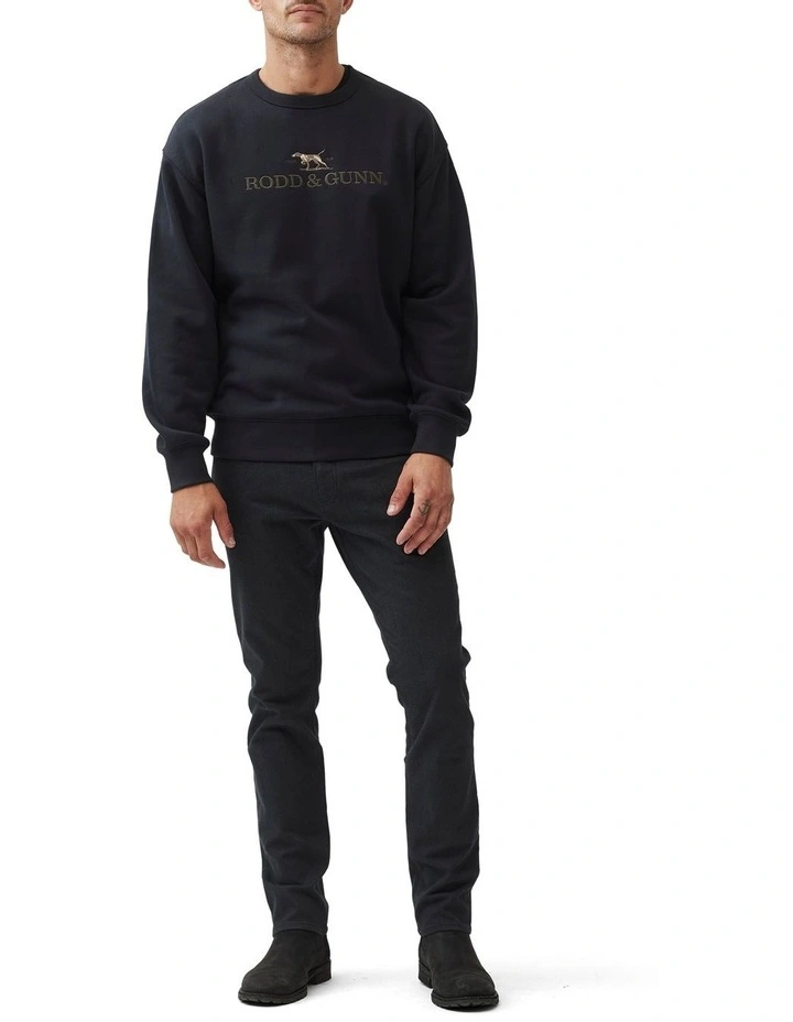 Gunn Logo Sweat in Ebony