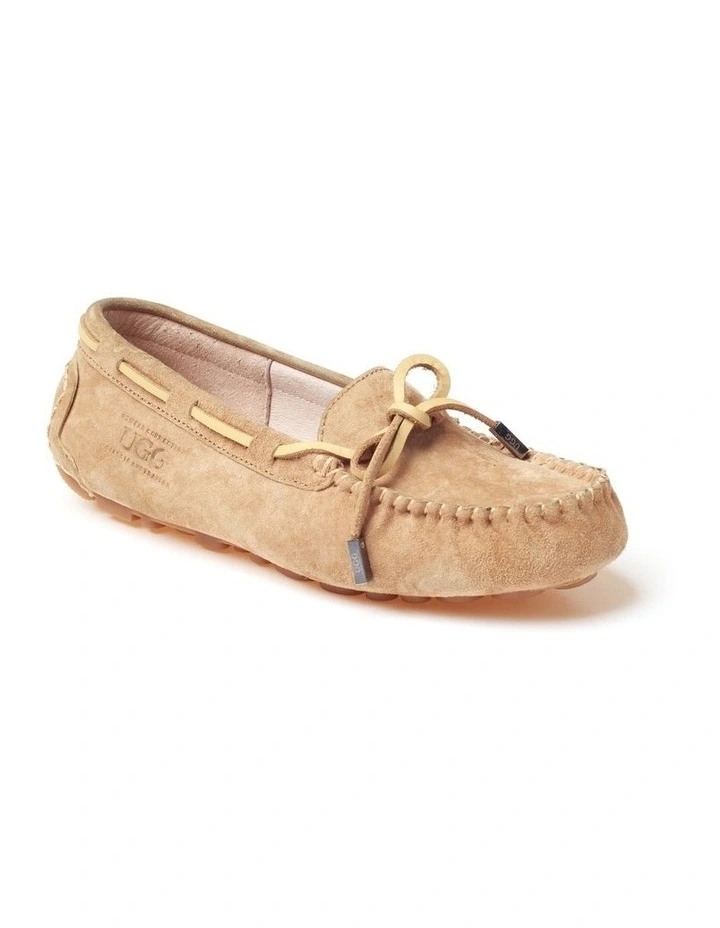 Aven Lace Moccasin in Chestnut