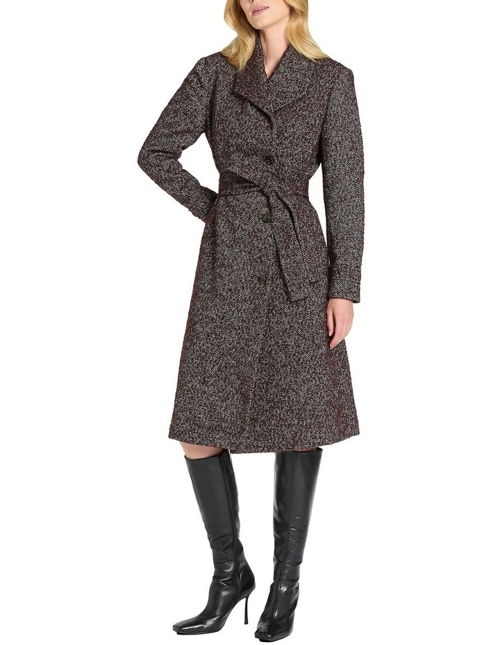 Alicent Wool Coat in Multi