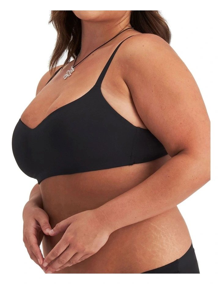 Icons Micro Wirefree Bra in Black