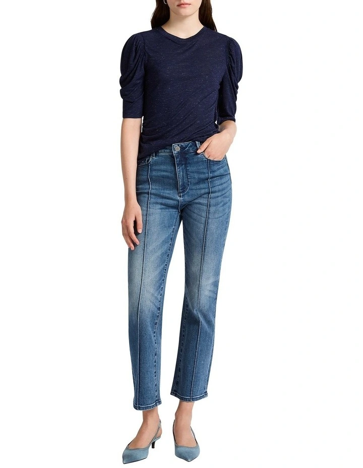 Let Me In Shimmer Top in Emmett