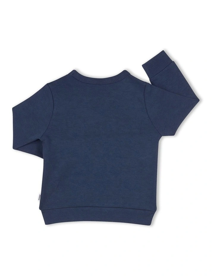 Baby Tech Sweats Pullover in Navy