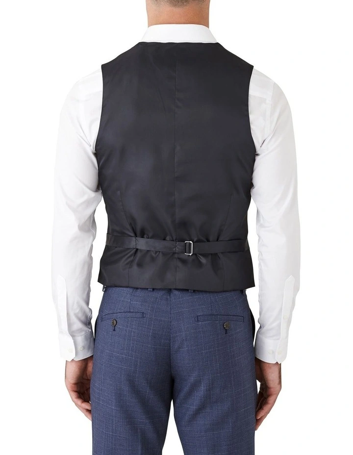 Mighty Slim Fit Vest in Navy