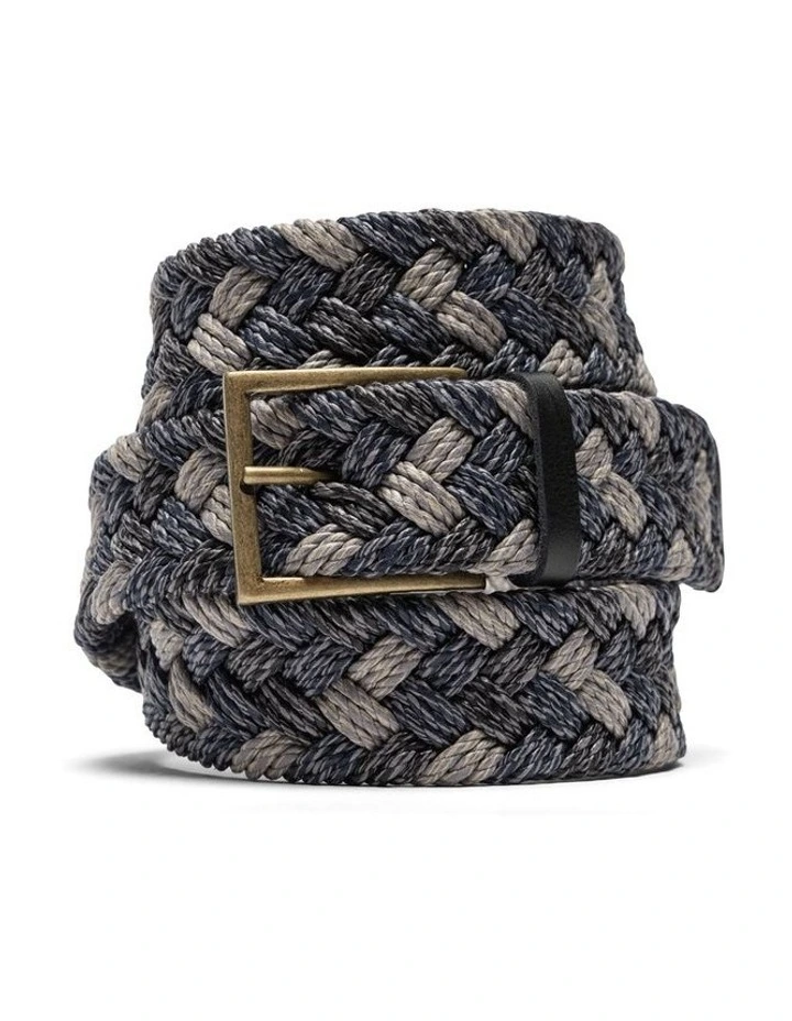 Thames Weave Belt in Denim Multi