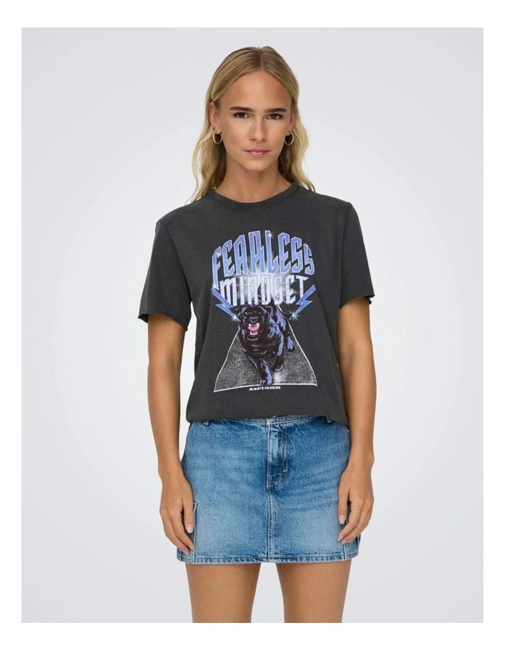 Lucy Oversized T-shirt in Black