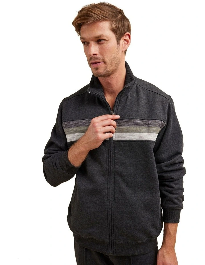 Joseph Snowy Mt Fleece Jacket in Black
