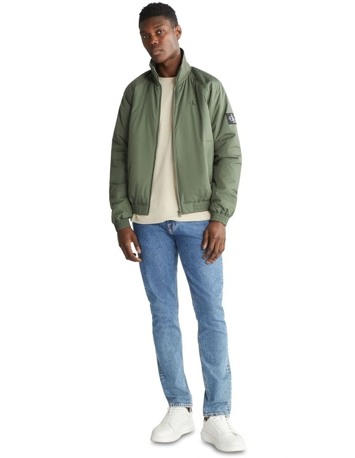 Padded Harrington Jacket in Green
