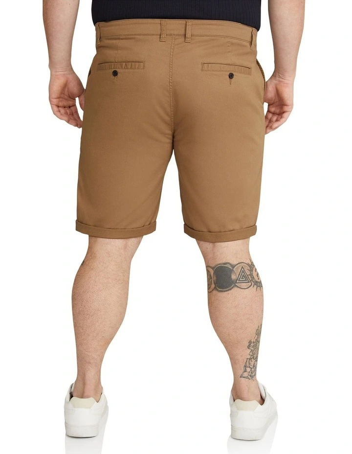 Charlie Canvas Short in Camel