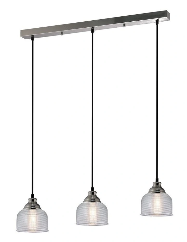 Aviva 3 Lgiths Pendant Light Silver