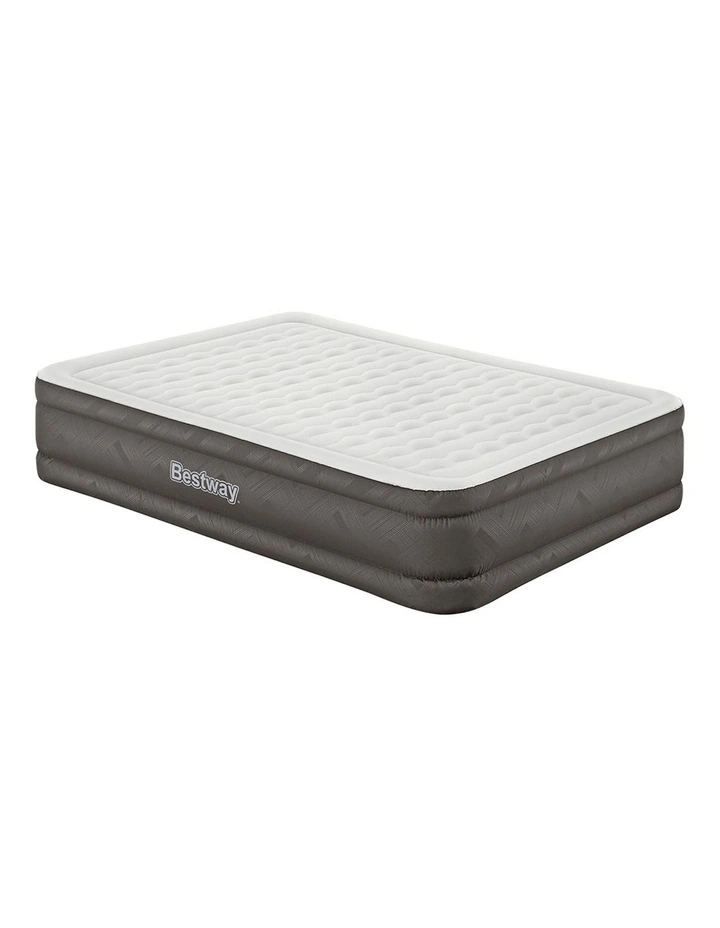 Inflatable Queen Size Air Bed Camping Mattress in Multi