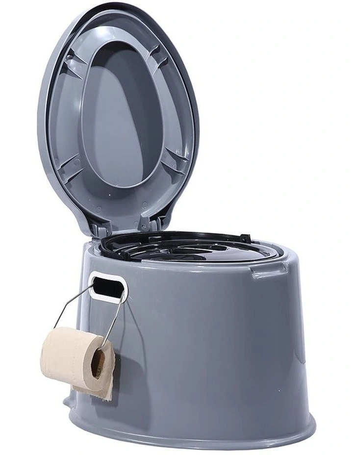Portable Camping Toilet 6L in Grey