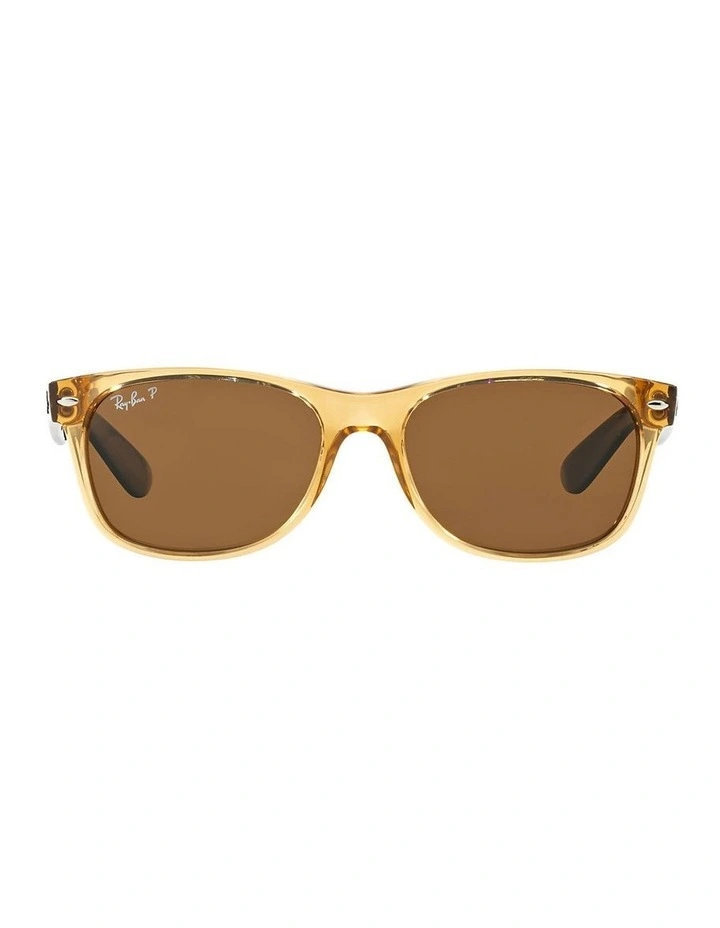 New Wayfarer Bicolor Yellow RB2132 Polarised Sunglasses
