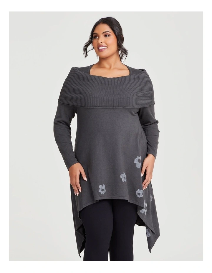 Daisy Natural Top in Slate