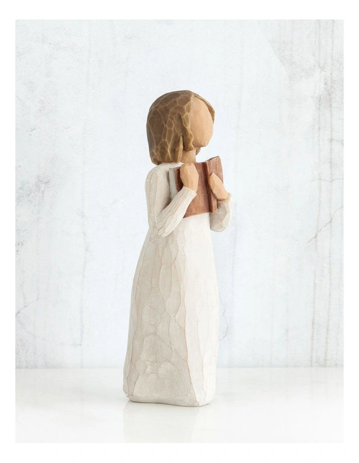 Love Of Learning Sculpted Figure in White