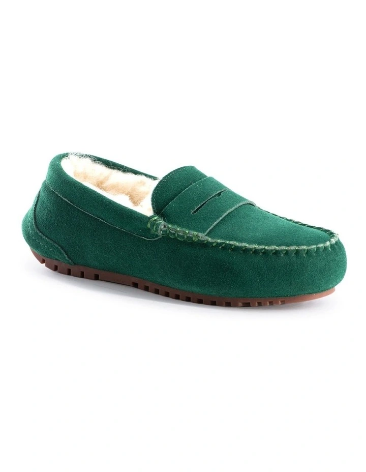 Women Byronbay Cosy Moccasin Green