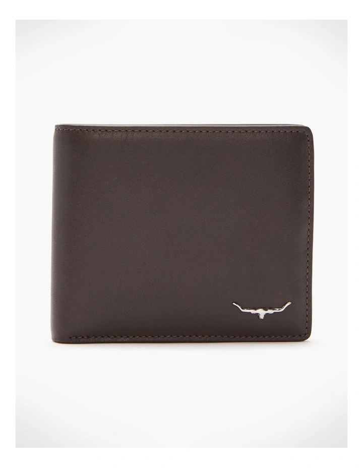 City Slim Bi-Fold Wallet in Chocolate