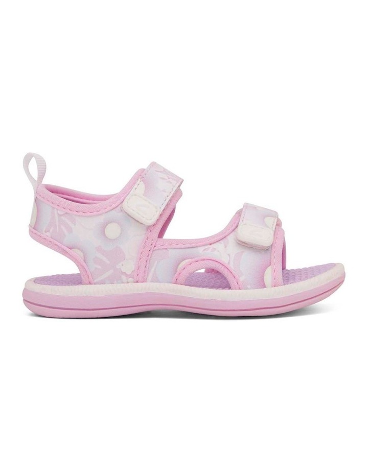 Florence Beach Sandals in Turquoise Flower