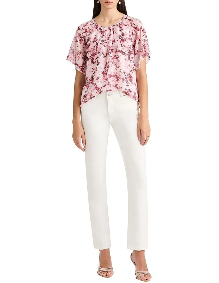 Amanda Slim Leg Jean in White