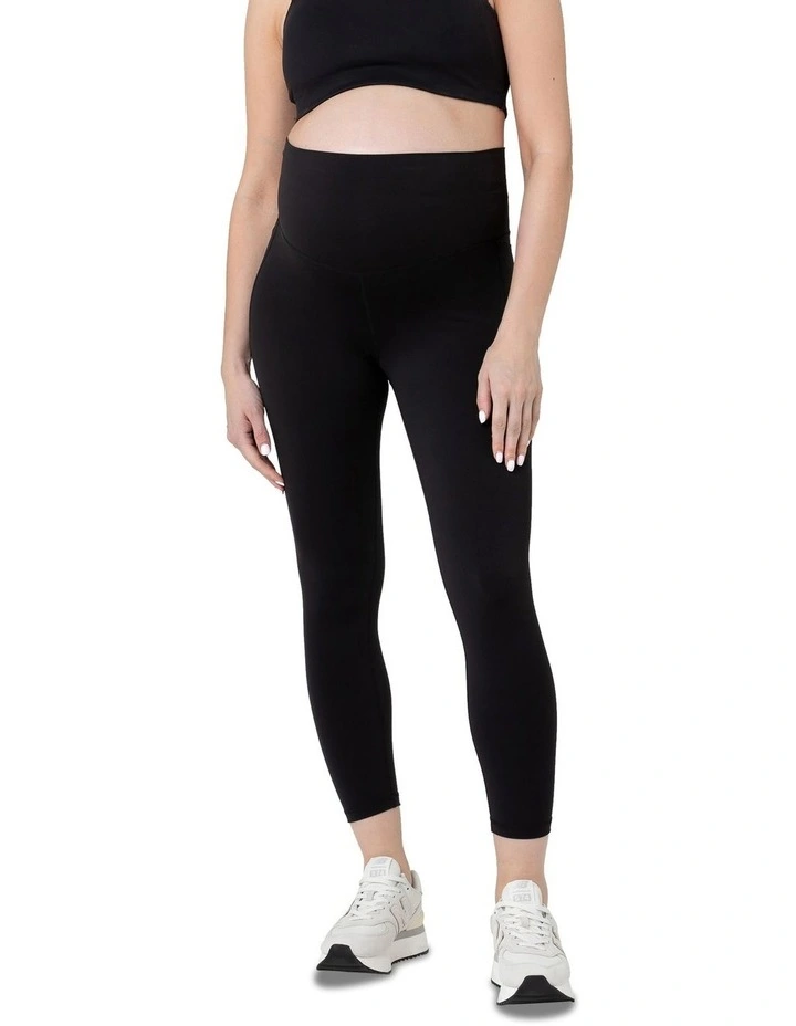Tempo Crop Legging in Black