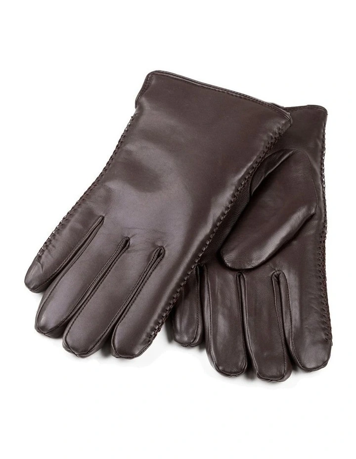 Nappa Gloves in Chocolate