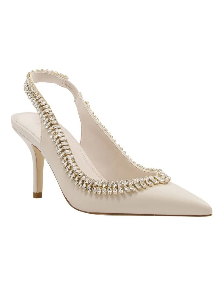 Dreamily Sling-Back Heel in Ecru