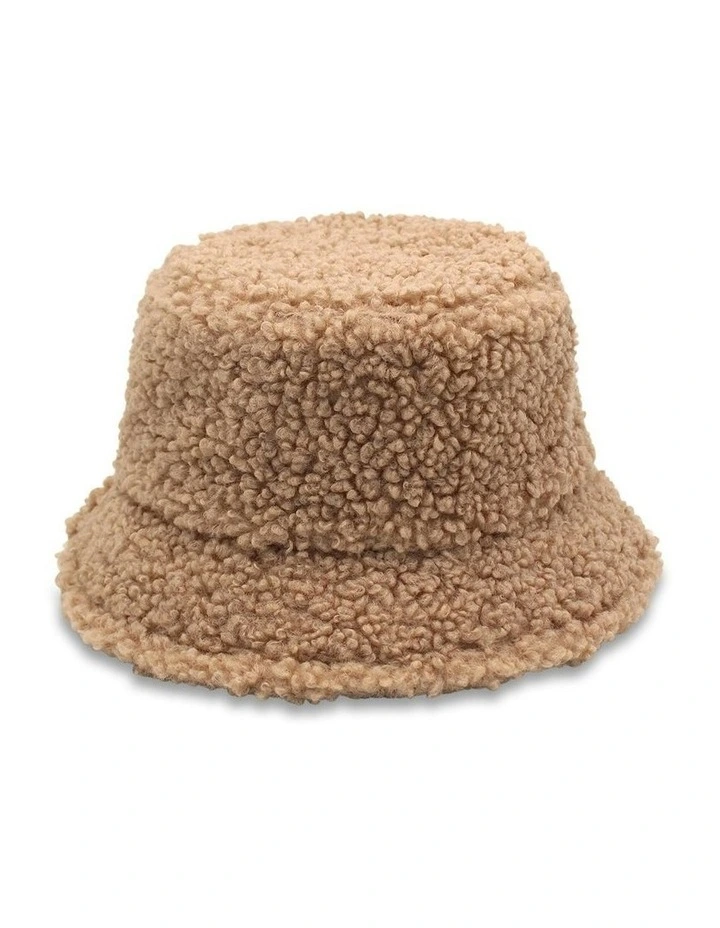 Drew Bucket Hat in Camel
