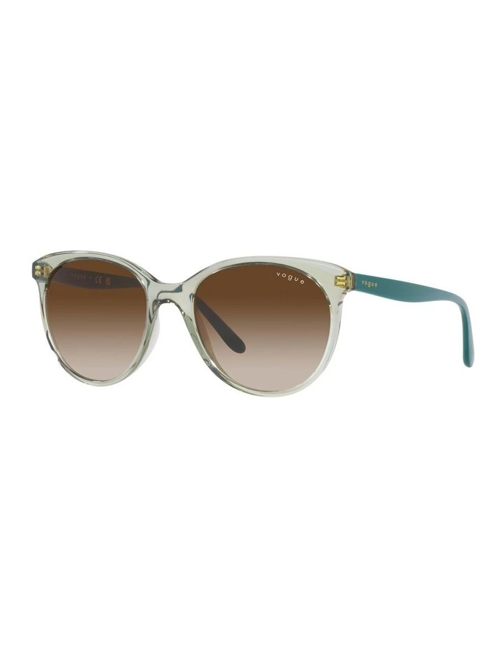 0VO5453S Sunglasses in Transparent Light Green