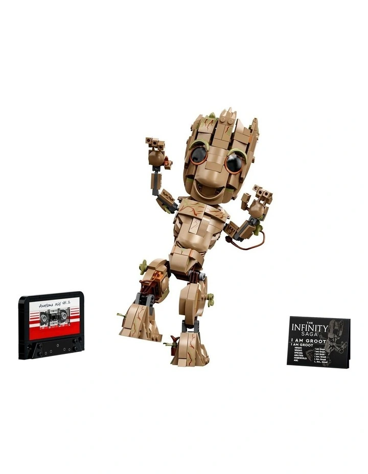 Super Heroes Marvel I am Groot Building Kit 476 Pieces 76217