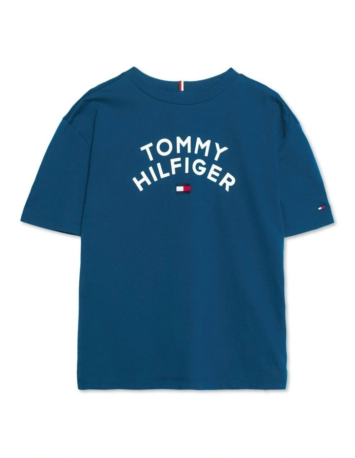 Boys 3-7 Graphic Logo Archive Fit T-Shirt in Blue