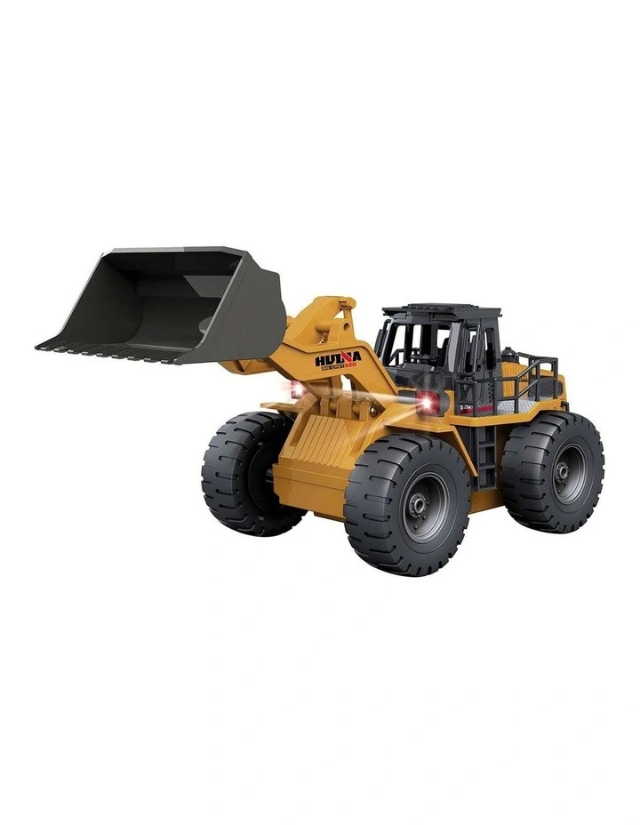Remote Control Model Bulldozer Truck in Yellow