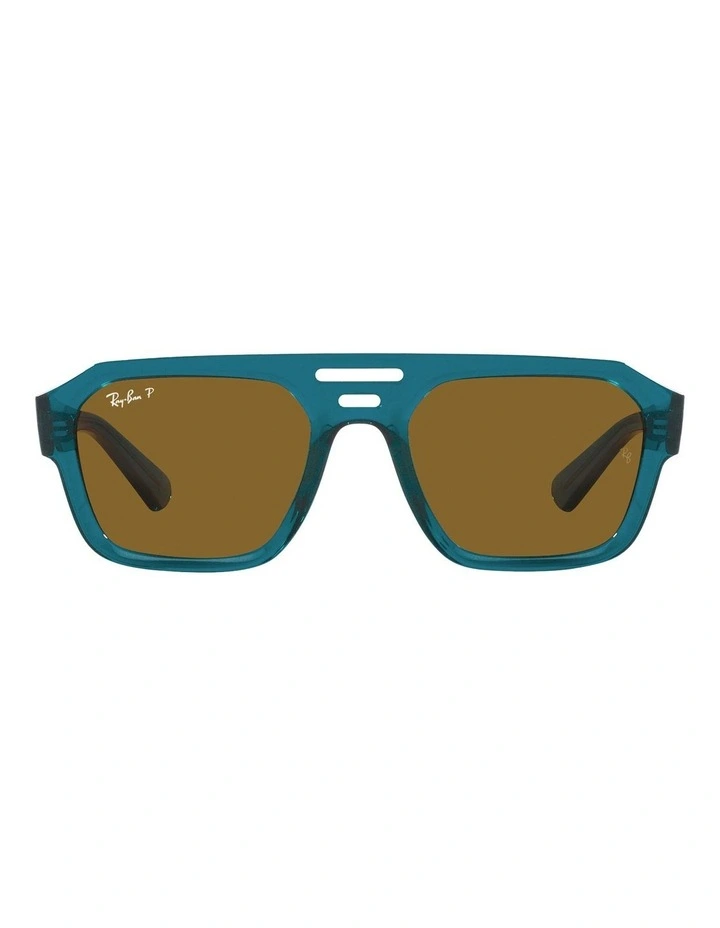 Corrigan Bio-Based Polarised Sunglasses in Blue