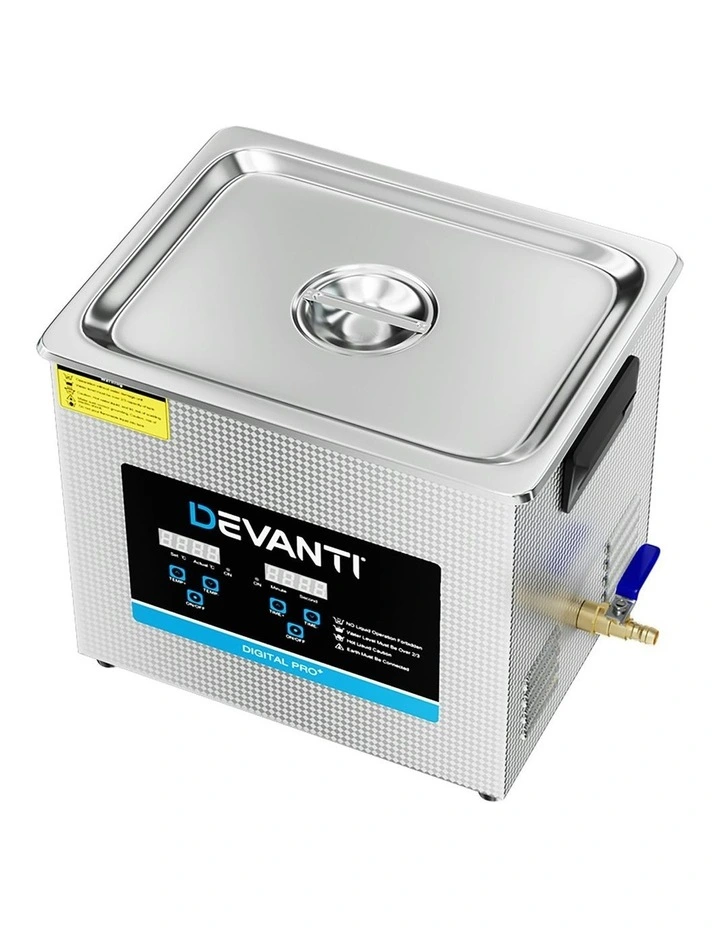 240W Ultrasonic Heater Cleaning Machine 10L