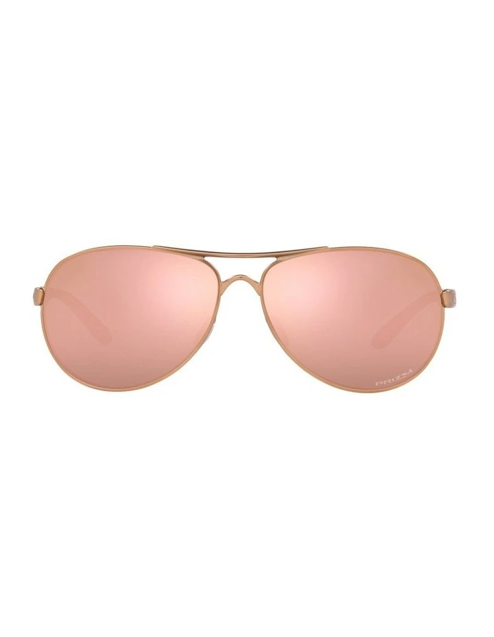 Feedback Sunglasses in Satin Rose Gold