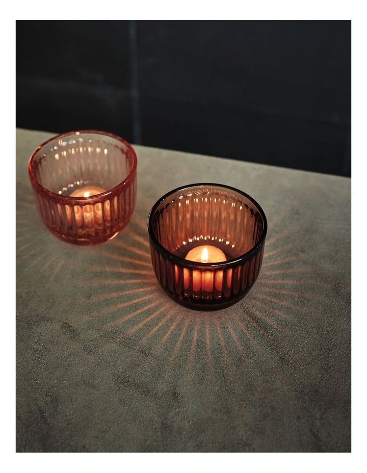 Raami Tealight Candleholder 9cm in Pink