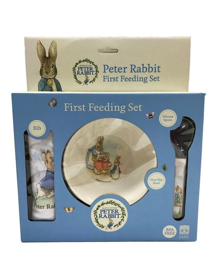 First Feeding 3 Piece Set in Cream